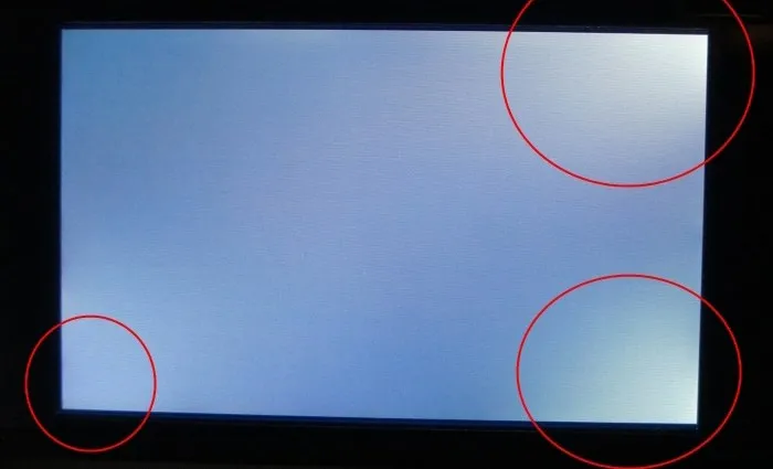 Lỗi hở sáng màn hình trên PC