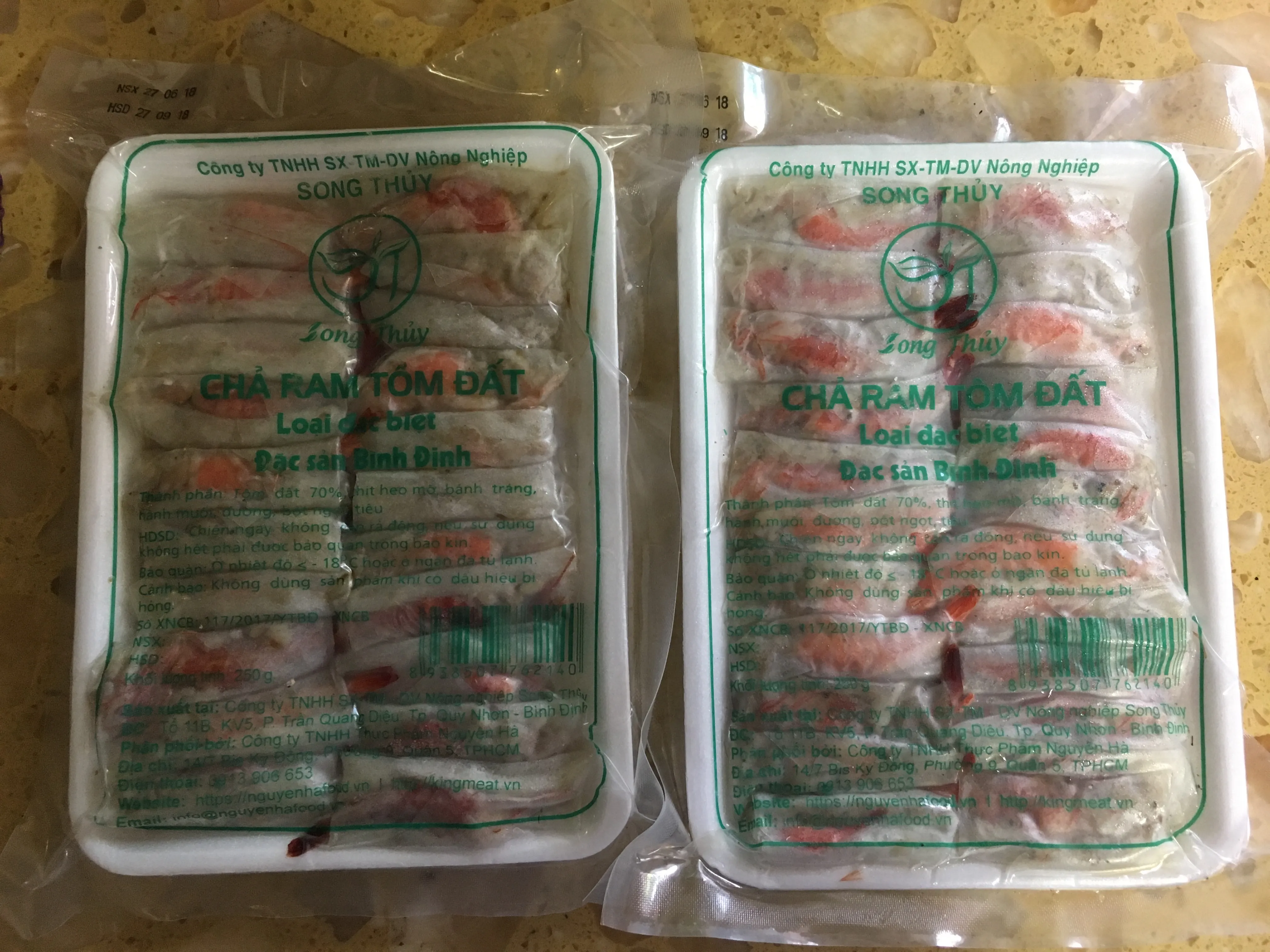 chả ram tôm đất 1