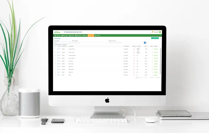 vClinic dashboard interface