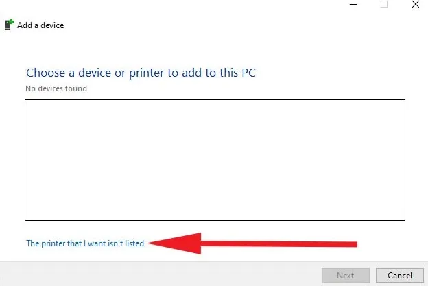 Kết nối máy in qua mạng LAN hình 10