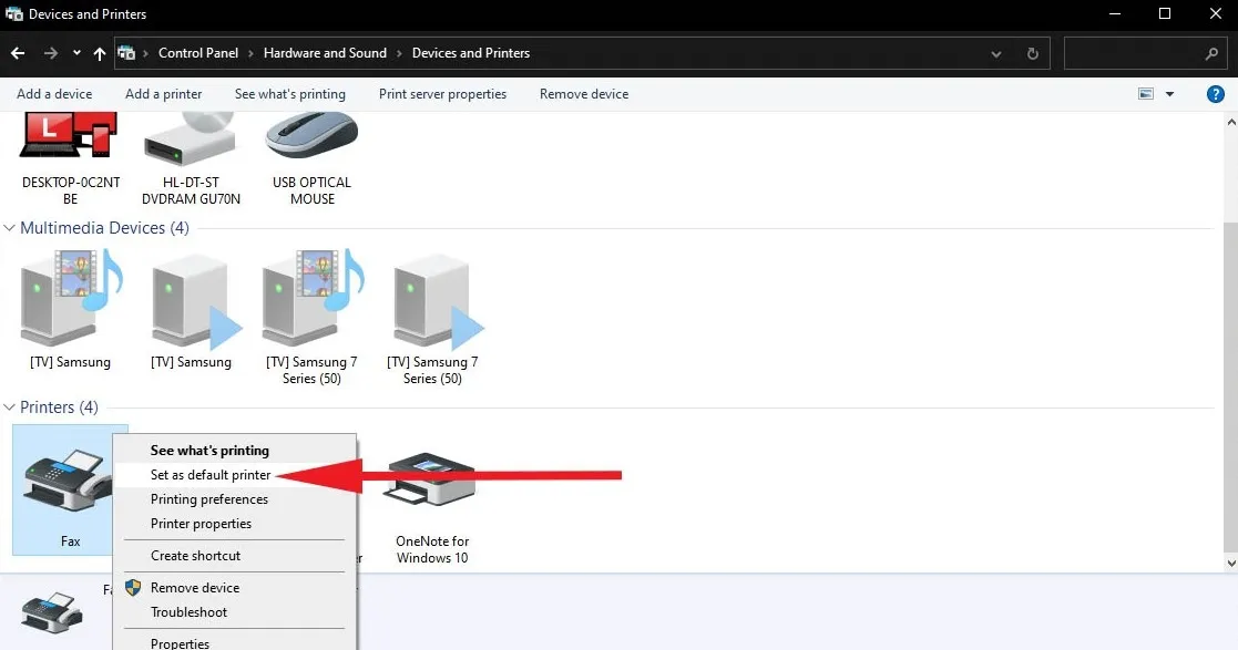 Kết nối máy in qua mạng LAN hình 5