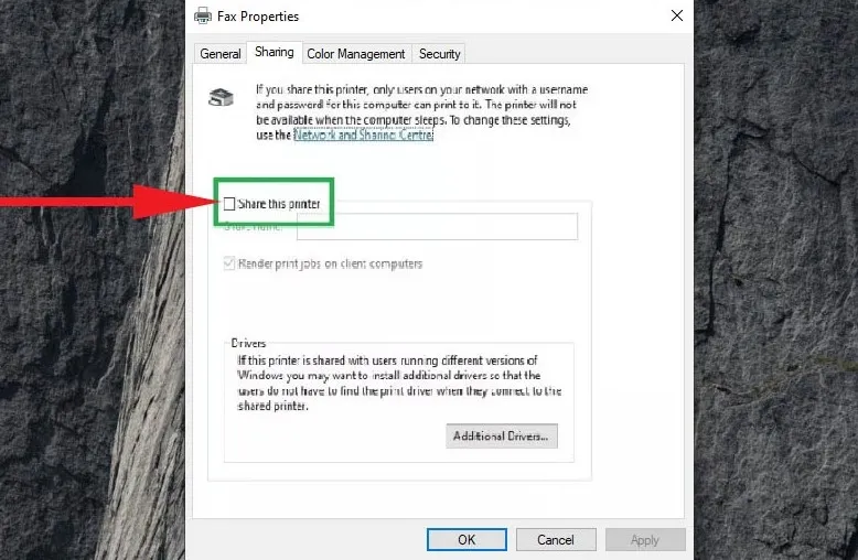 Kết nối máy in qua mạng LAN hình 6