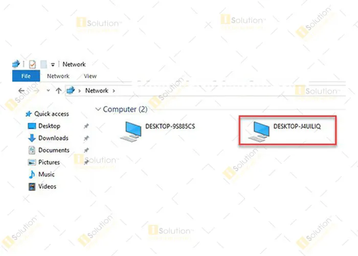 Máy tính xuất hiện trong Network