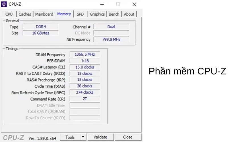 Test nguồn máy tính CPU-Z