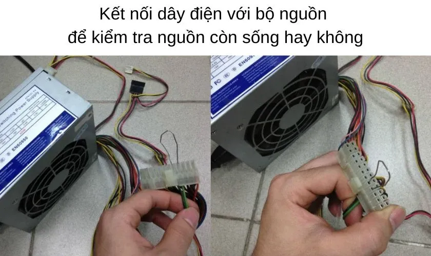 Cách kiểm tra nguồn máy tính