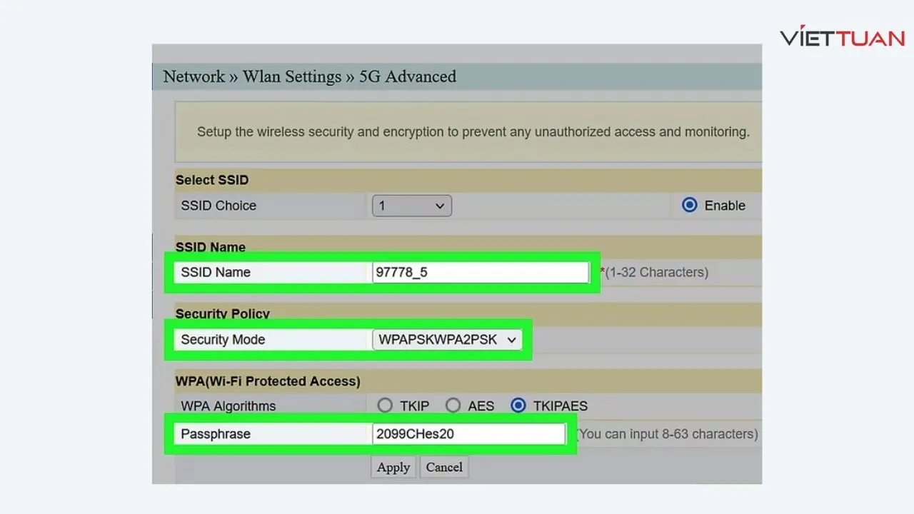 Kiểm tra trạng thái kết nối Internet trong quy trình cài đặt wifi