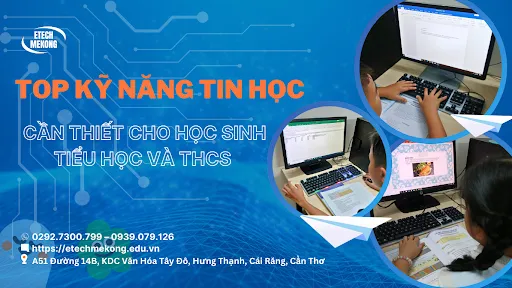Kỹ năng tin học cơ bản về sử dụng bàn phím và chuột cho học sinh tiểu học