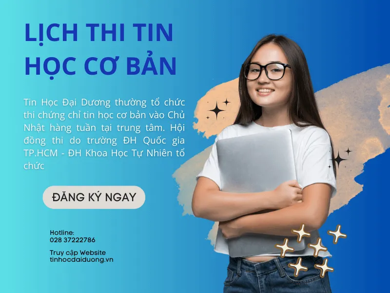 Lịch thi thường xuyên giúp thí sinh chủ động sắp xếp thời gian ôn tập và dự thi