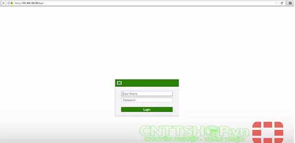 Giao diện đăng nhập Fortigate