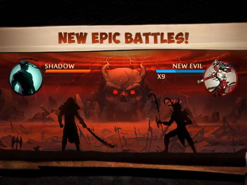 Shadow Fight 2 Hack Full Cấp - Giao diện chiến đấu