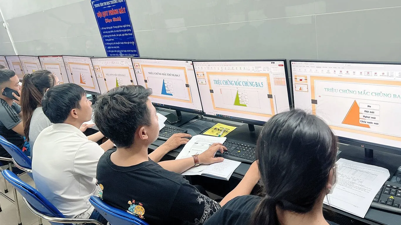 Lớp học PowerPoint tại Vũng Tàu tập trung vào kỹ năng thực hành thực tế