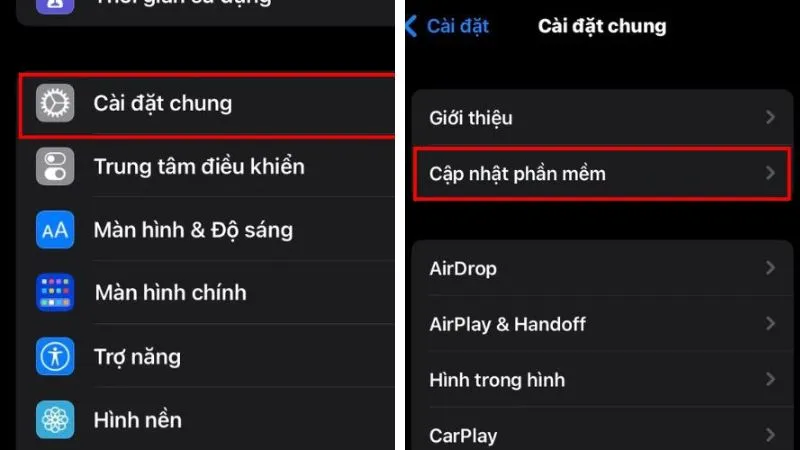 Cập nhật phần mềm để tối ưu thuật toán hiển thị