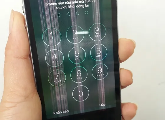 Màn hình điện thoại bị hiện tượng chập chờn, nhiễu màu do tín hiệu truyền tải từ mainboard không ổn định