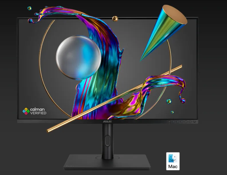 Cận cảnh thiết kế chuyên nghiệp của ASUS ProArt PA329CV với chân đế linh hoạt và viền mỏng tối ưu