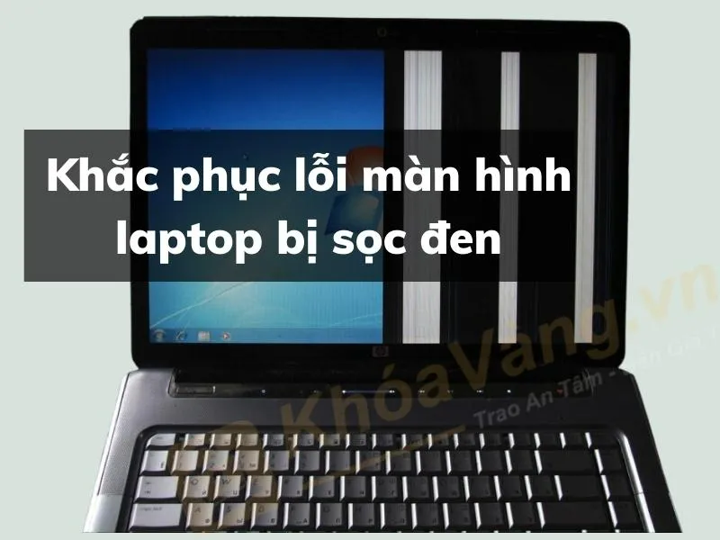 màn hình laptop bị sọc ngang đen