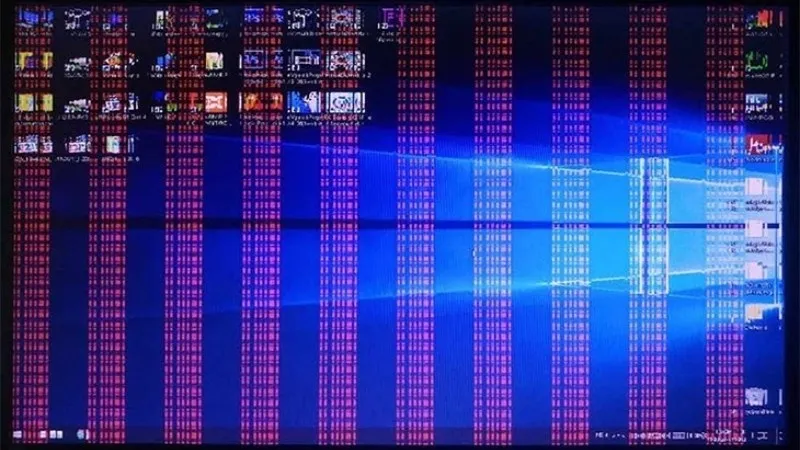 Màn hình máy tính bị nhạt màu