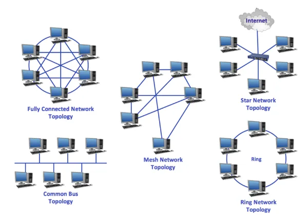 Mô hình kết nối Star và Mesh