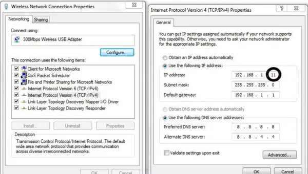 Kiểm tra IP trong Windows