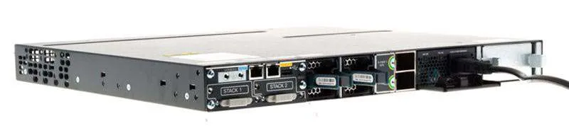 Máº·t sau Switch Cisco WS C3750X 24T E