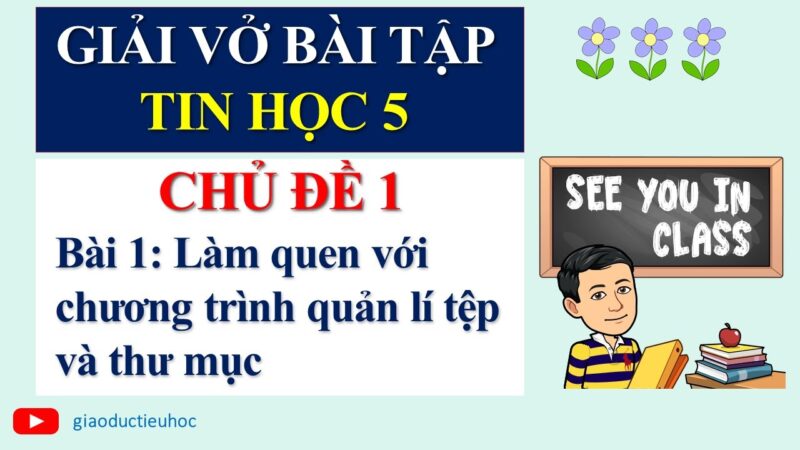 Giải Vở Bài Tập Tin Học Lớp 3 Kết Nối Tri Thức Với Cuộc Sống