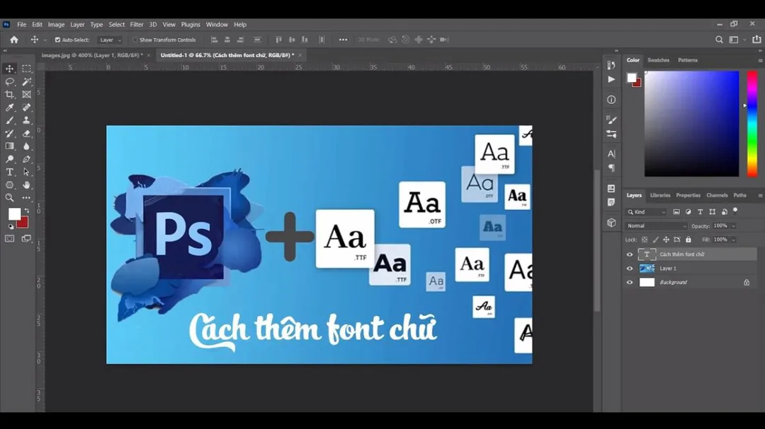 Một số lưu ý khi thêm font vào Photoshop để tránh lỗi