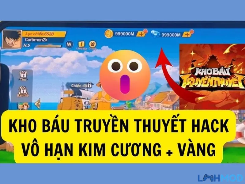 Giao diện một số tính năng đặc biệt được tích hợp trong Menu Mod của ứng dụng