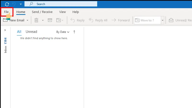 Nhấn chọn File trên thanh công cụ