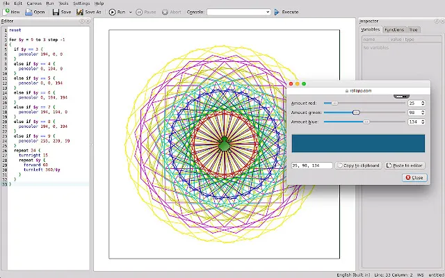 Phần mềm lập trình game dành cho trẻ KTurtle