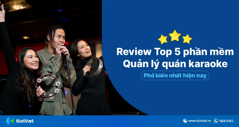 Phần mềm quản lý quán karaoke giúp tự động hóa quy trình tính tiền và theo dõi phòng hát