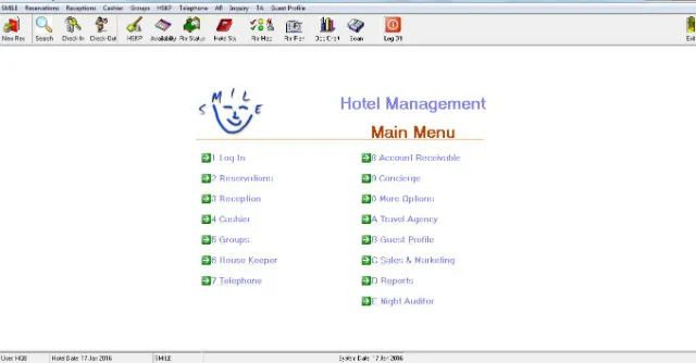 phan mem smile duoc ap dung rong rai cho khach san