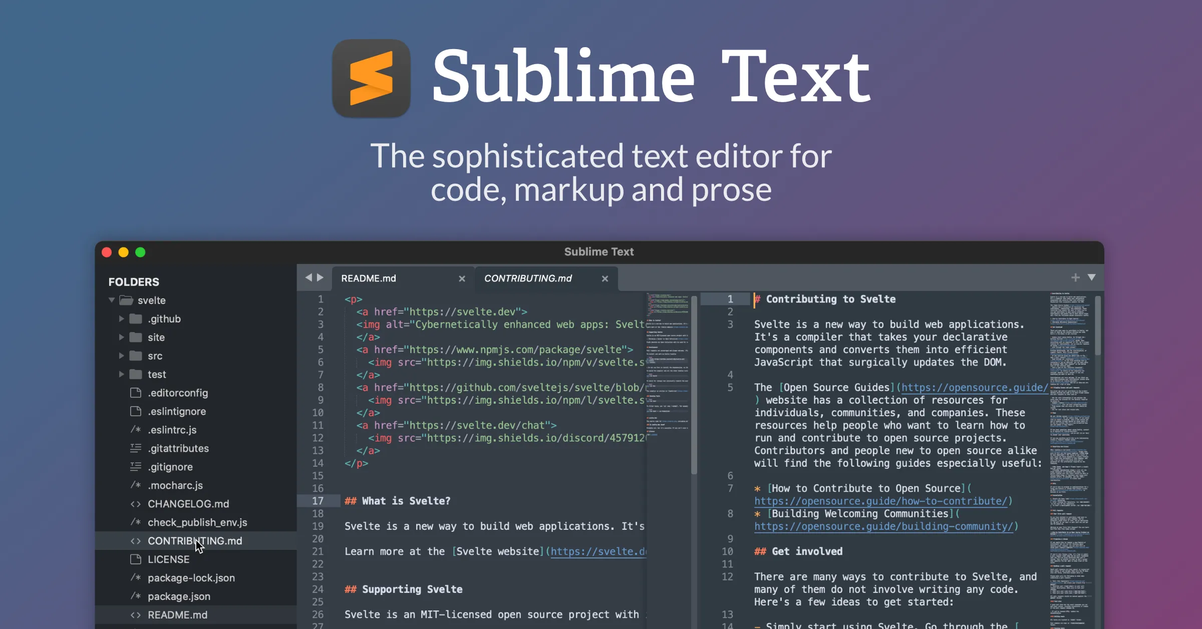 Sublime Text với multiple cursors editing HTML