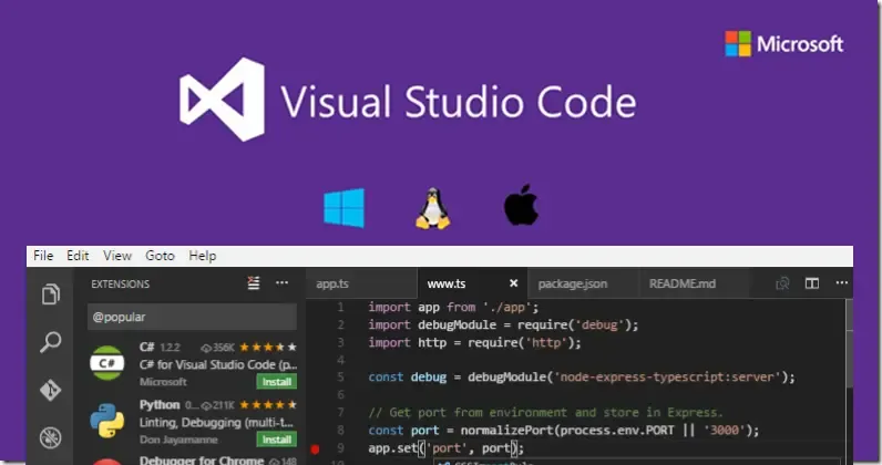 Giao diện Visual Studio Code với project HTML mẫu