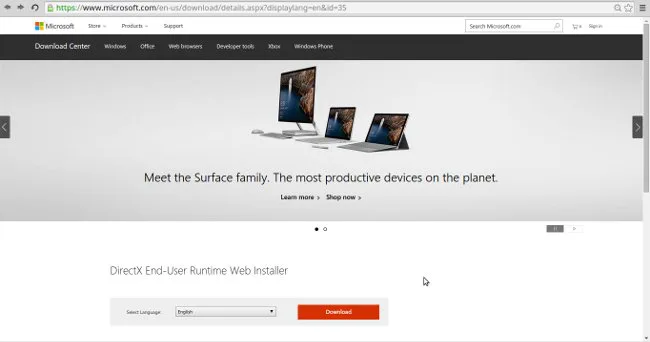 Phiên bản DirectX phổ biến trên Windows