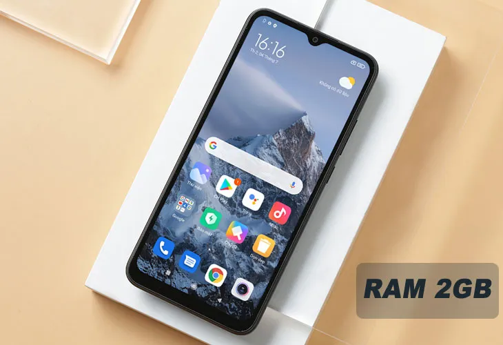 Điện thoại Xiaomi Redmi 10A có RAM 2GB
