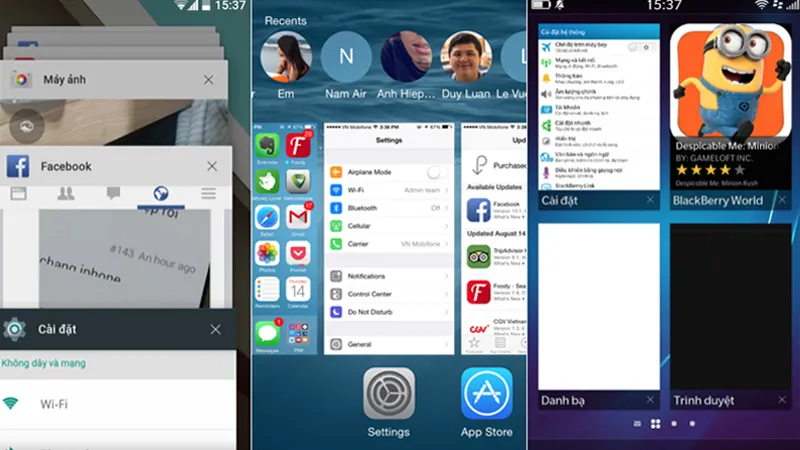 RAM lớn cho khả năng đa nhiệm ổn định