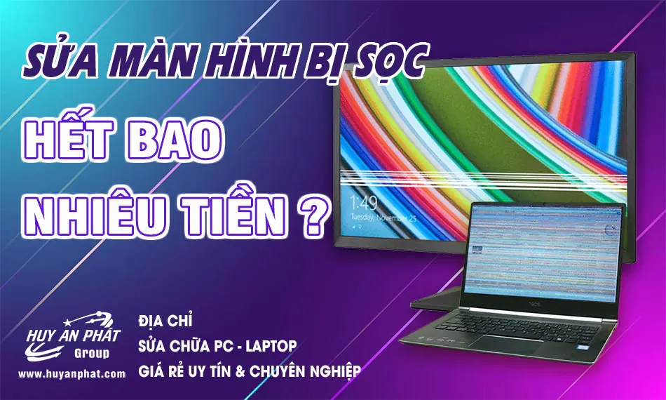 Sửa Màn Hình Laptop Bị Sọc