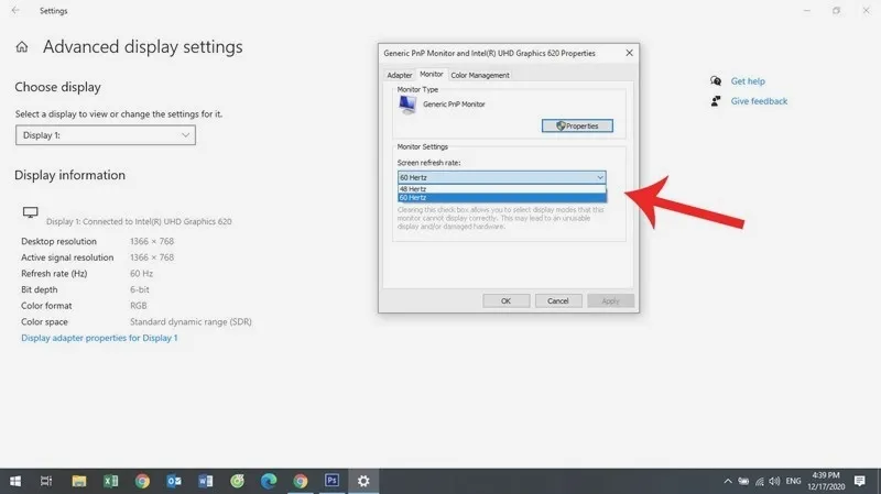 Sửa màn hình máy tính bị chớp tắt liên tục (ảnh 11)