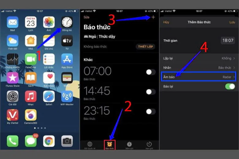Tận dụng các tệp tin âm thanh định dạng MP3 có sẵn trên thiết bị để cài đặt báo thức