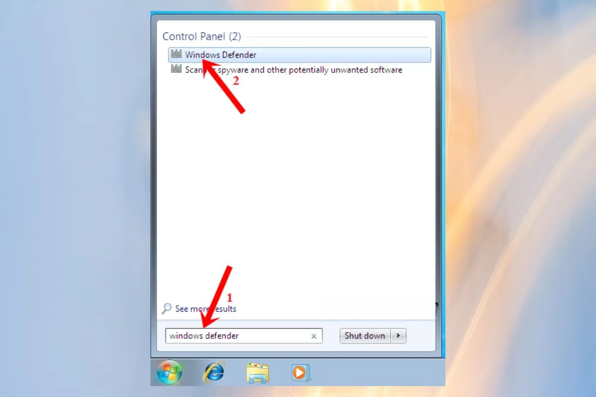 Hướng dẫn cách bật/tắt phần mềm diệt virus Win 75
