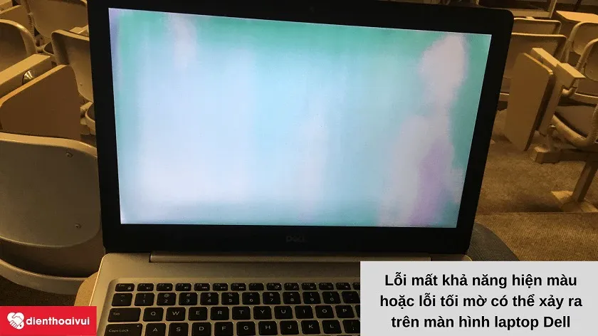 Màn hình laptop Dell bị xuất hiện nhiều điểm chết