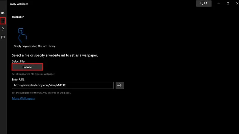 Thêm hình nền mới từ tệp tin có sẵn trong máy tính