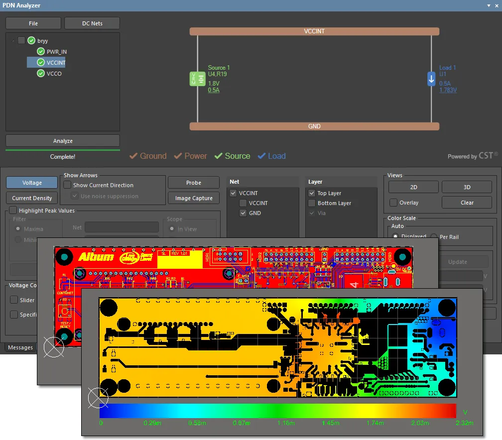 PDN Analyzer Altium Designer