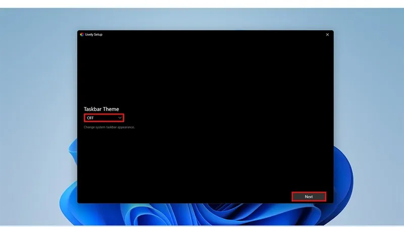 Thiết lập hiệu ứng cho thanh Taskbar trên Windows 11