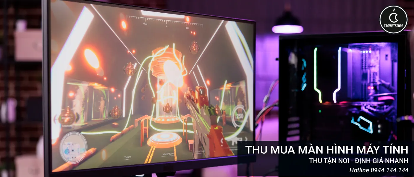 Hoàn tất giao dịch thu mua màn hình máy tính cũ tại nhà khách hàng