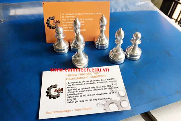 Gia công các chi tiết hình trụ bậc đa dạng