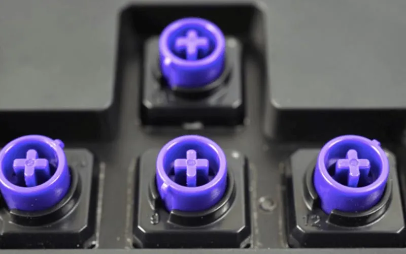 Sá»­ dá»¥ng mÃ ng cao su cÃ¡ch biá»‡t giá»¯a pháº§n nháº¥n vÃ  lÃ² xo Ä'á»ƒ nháº­n tÃ­n hiá»‡u