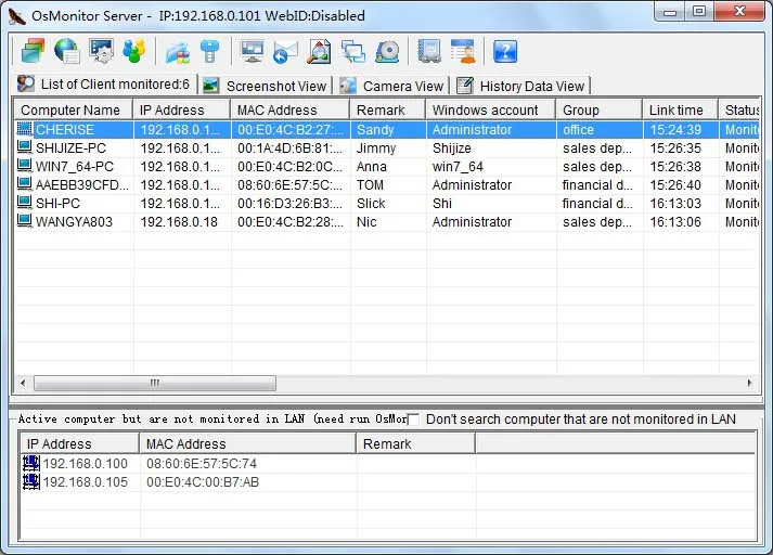 OsMonitor - Phần mềm giám sát hoạt động người dùng mạng LAN