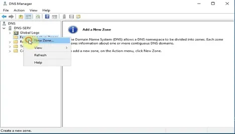 Tạo mới Forward Lookup Zone chuyên nghiệp
