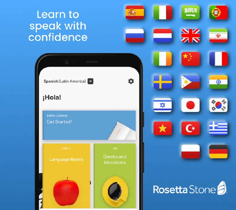 Trải nghiệm nhiều ngôn ngữ cùng Rosetta Stone. (Ảnh: Sưu tầm internet)