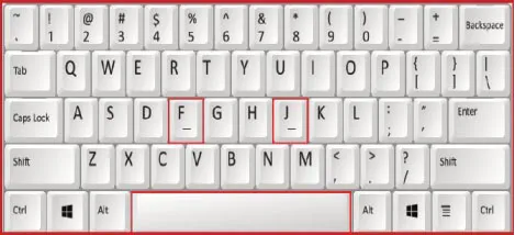 Vị trí các hàng phím trong khu vực chính giúp ôn tập tin học lớp 3